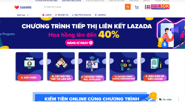 Thiết kế web affiliate