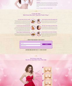 Theme wordpress thực phẩm chức năng nâng ngực