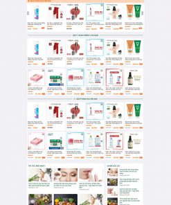 Theme wordpress tạp hóa ,mỹ phẩm 3
