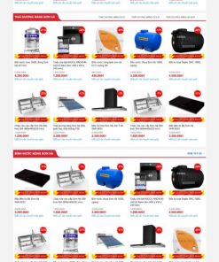 Theme wordpress bán bồn nước