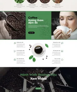 Theme WordPress bán cafe nguyên chất 3