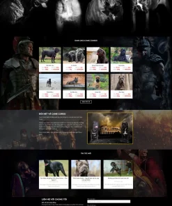 Theme wordpress bán chó săn