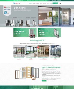 Theme wordpress cửa nhôm cửa lùa