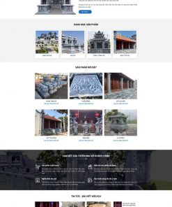 Theme wordpress xưỡng đá mỹ nghệ