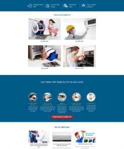 Theme wordpress dịch vụ điện nước 2