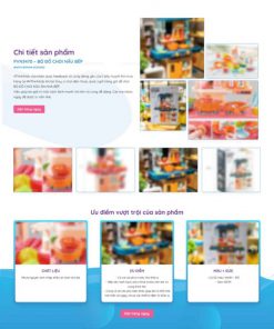 Theme wordpress lading pape đồ chơi trẻ em