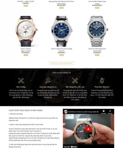 Theme wordpress bán đồng hồ cao cấp