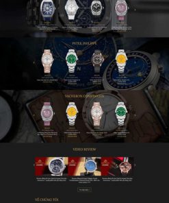 Theme wordpress shop đồng hồ 01
