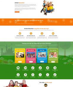 Theme wordpress trường học 01