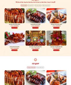 Theme wordpress bán heo quay