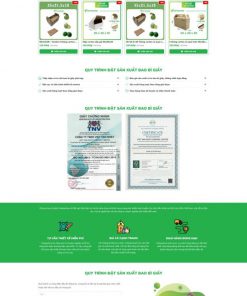Theme WordPress công ty sản xuất hộp giấy và in bao bì