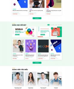 Theme wordpress khóa học 12