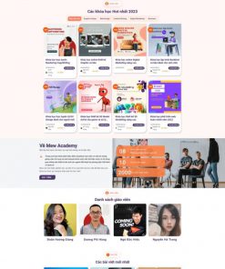 Theme wordpress bán khóa học 6