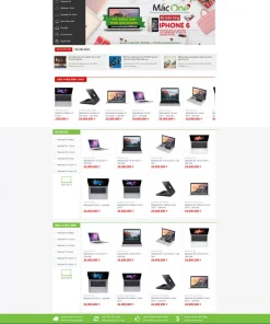Theme wordpress bán laptop macbook