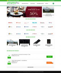 Theme wordpress mã giảm giá aff