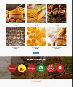 Theme wordpress mật ong 3