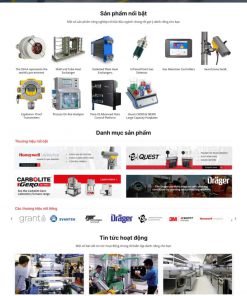 Theme wordpress máy công nghiệp