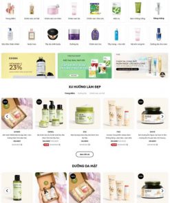 Theme wordpress mỹ phẩm 11