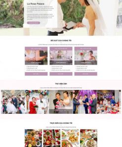 Theme wordpress nhà hàng tiệc cưới