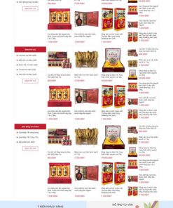 Theme wordpress bán nhân sâm