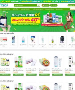 Theme wordpress nhà thuốc 04 cao cấp