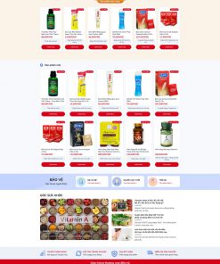 Theme wordpress nhà thuốc long châu
