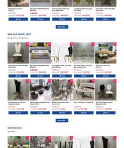 Theme wordpress nội thất bàn ghế văn phòng