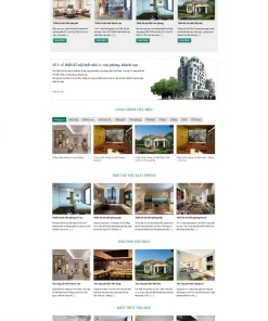 Theme wordpress nội thất trẻ