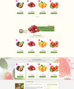 Theme wordpress bán nông sản