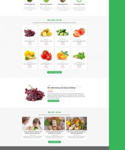 Theme wordpress bán nông sản 2