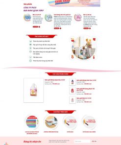 Theme wordpress shop bán nước giặt 2