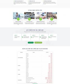Theme wordpress thu mua phế liệu 2