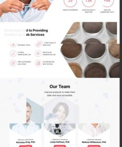 Theme wordpress phòng lab