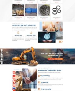 Theme wordpress bán phụ tùng xe cơ giới