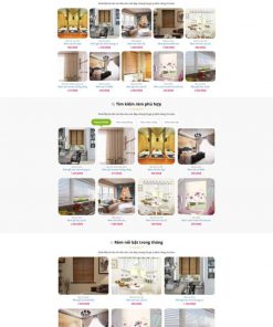 Theme wordpress shop bán mành rèm đẹp