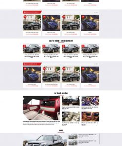 Theme wordpress review các hảng ô tô