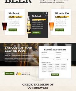 Theme wordpress bán rượu bia