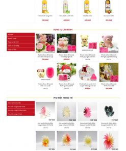 Theme wordpress nguyên liệu pha chế