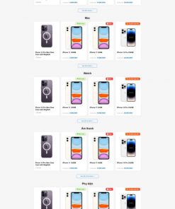Theme wordpress shop bán điện thoại đẹp giống shopdunk