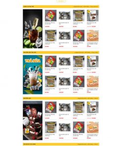 Theme wordpress shop nguyên liệu