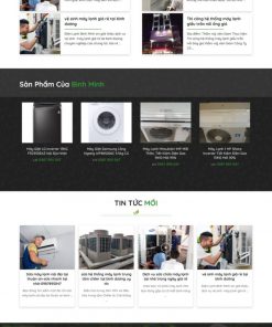 Theme wordpress dịch vụ sửa điện lạnh
