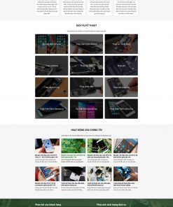 Theme WordPress dịch vụ sửa điện thoại