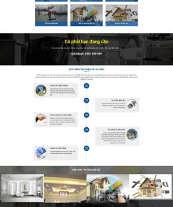 Theme WordPress dịch vụ sửa nhà