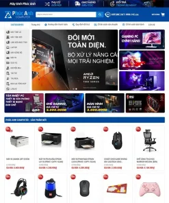 Theme WordPress bán máy tính đẹp chuẩn seo