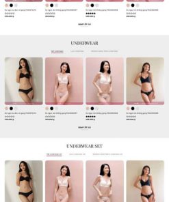 Theme wordpress bán shop thời trang nội y 15
