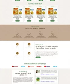 Theme wordpress thực phẩm chức năng rau củ
