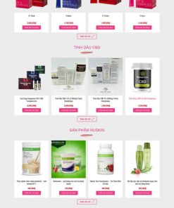 Theme wordpress bán hàng thực phẩm chức năng 13