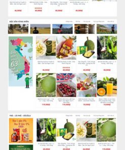 Theme wordpress bán trái cây đặc sản