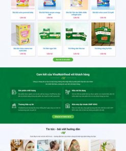 Theme wordpress thực phẩm chức năng 1