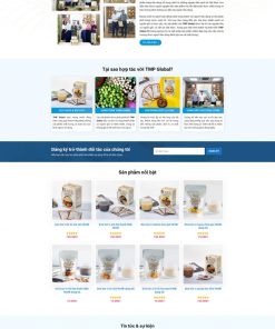 Theme wordpress thực phẩm sữa ngủ cóc